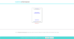 Desktop Screenshot of medicinainformacion.com