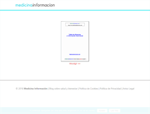 Tablet Screenshot of medicinainformacion.com